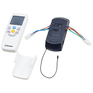 4 Speed Radio Frequency Ceiling Fan and Light Remote Control with Temperature Control and Timer