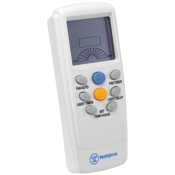 4 Speed Radio Frequency Ceiling Fan and Light Remote Control with Temperature Control and Timer