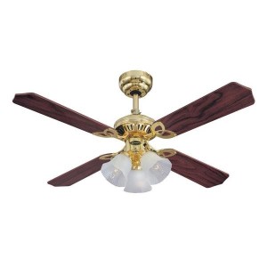 Princess Trio 105 cm (42 inch) Reversible Four-Blade Indoor Ceiling Fan
