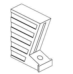 Ultralite 500 End Fixing Block.