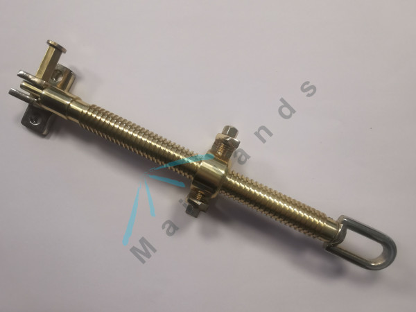 New Slimline Roof Vent Opener Kit Brass.