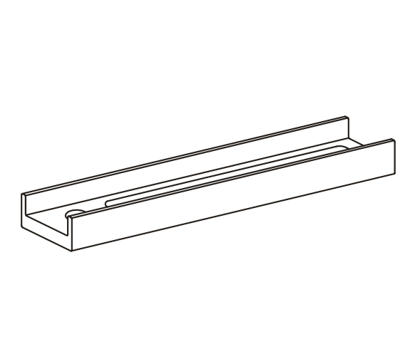 Radius End Undercladding Extension Bracket