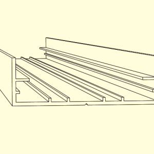 Glazing Bar Cladding 6M
