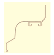 Brush Ali 1/2 Rad End Cover