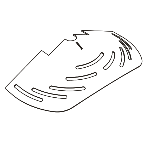 Slotted Ridge End Small 40 Deg