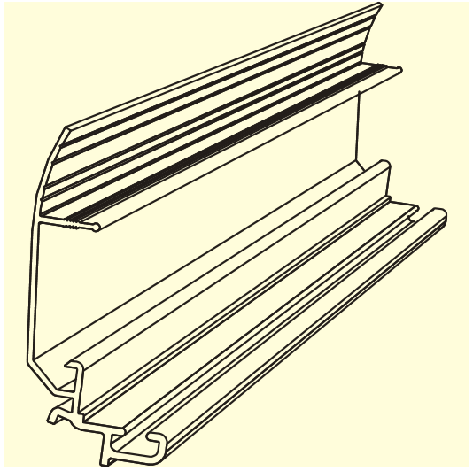 Half Ridge Baffle Support Wing 6M