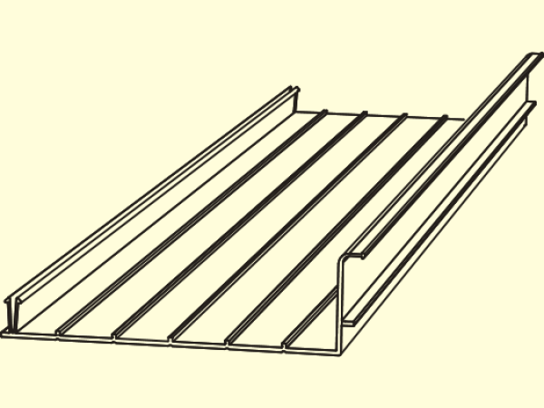265mm Box Gutter Cladding.