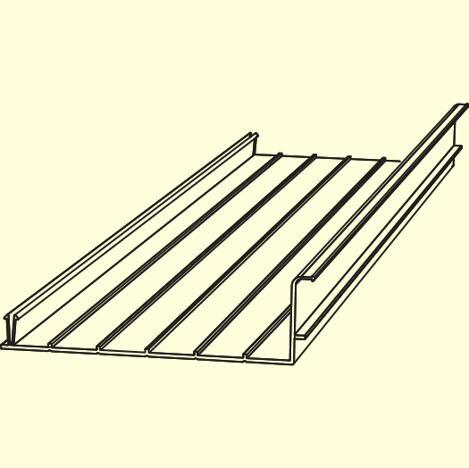 265mm Box Gutter Cladding.