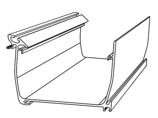 Victorian 165mm Boxgutter 2M
