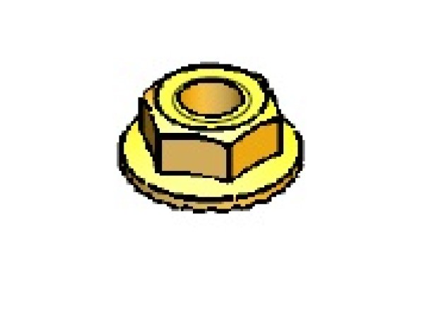 M6 Flanged Nut (7mm Hole)