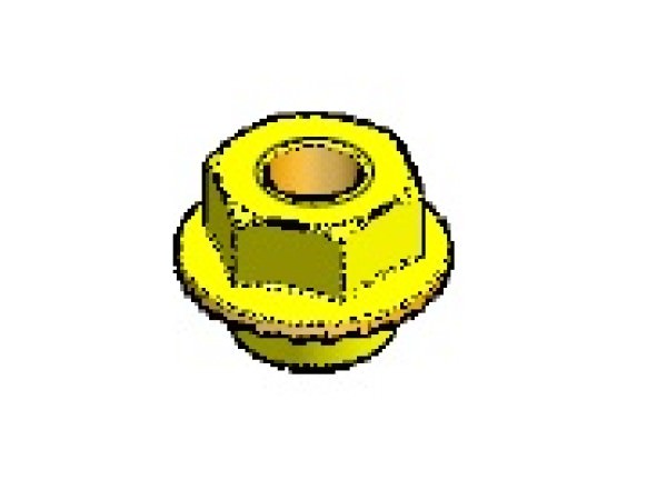 M6 Spigot Nut (9mm Hole)