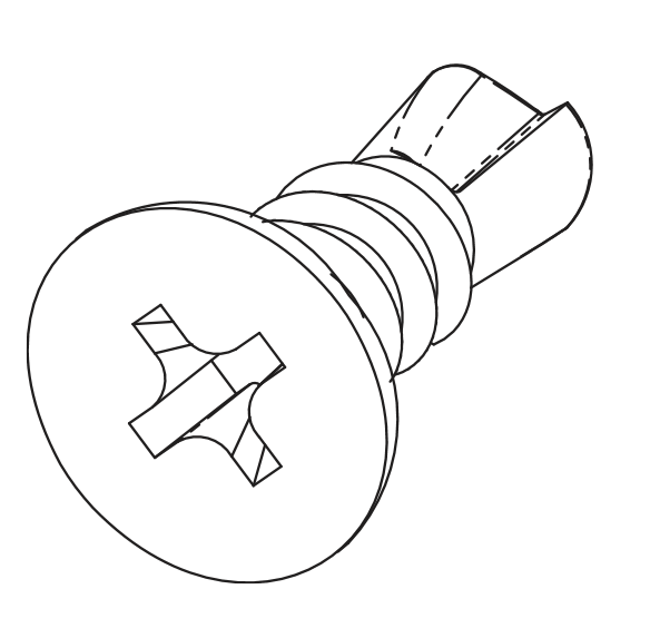 Gable Eaves Corner Screw