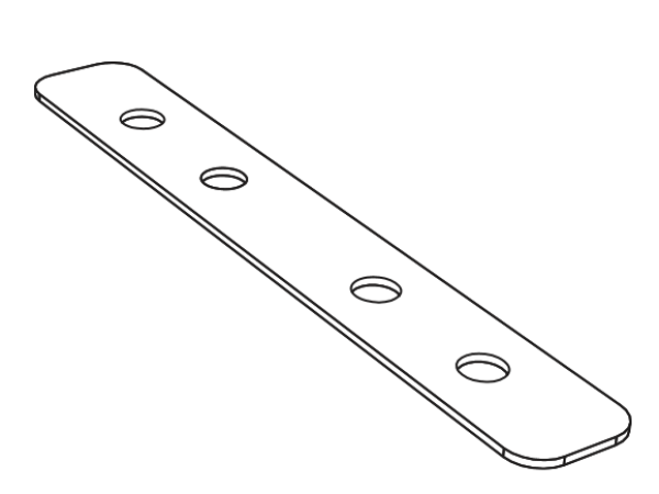 Eaves & Boxgutter In Line Strap.