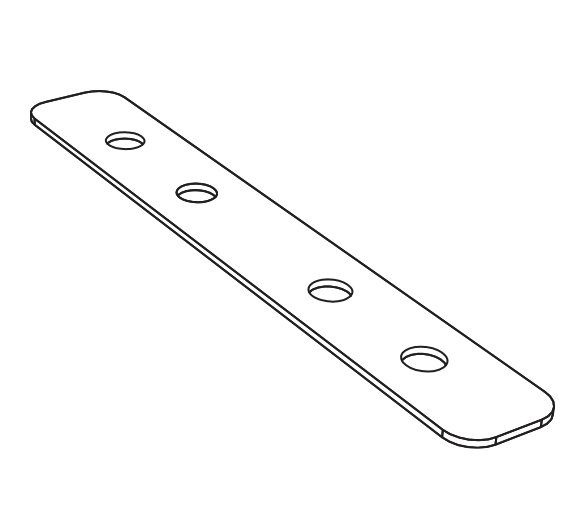 Eaves & Boxgutter In Line Strap.