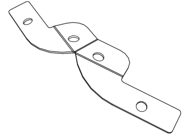 135 Degree Eaves & Boxgutter Strap.