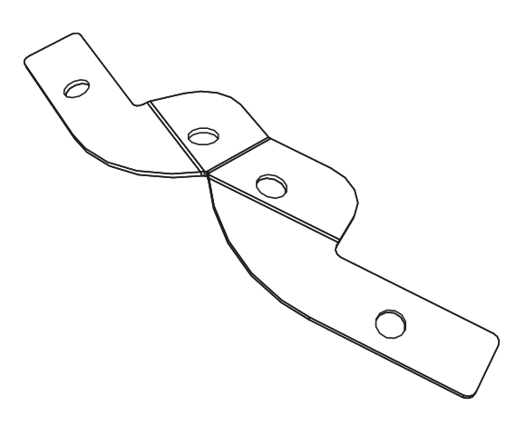 135 Degree Eaves & Boxgutter Strap.