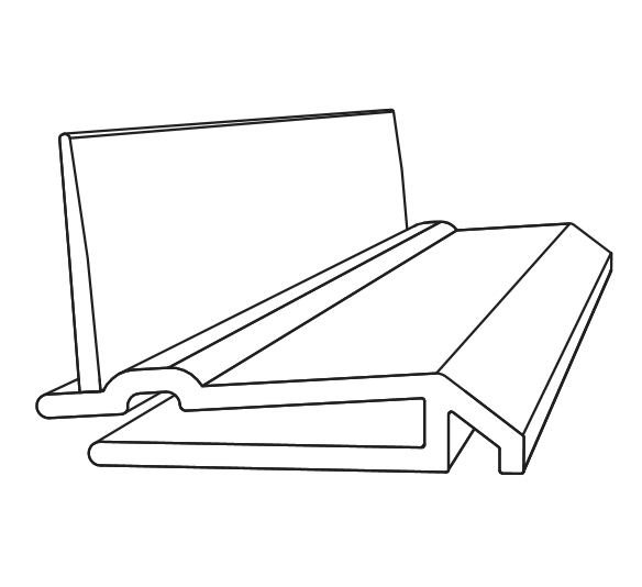 Under Gutter Trim 6M.