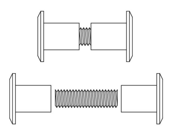 Victorian Fixing Kit Including 22mm & 37mm