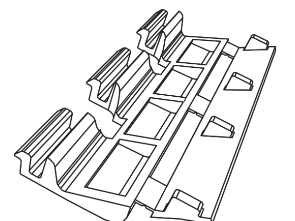 Multi Eaves Beam L/P Packer Black