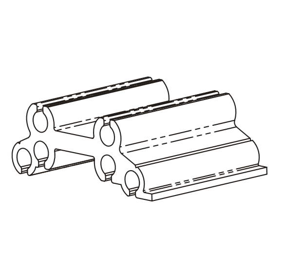 Half Ridge Structural Top Carriage 60mm
