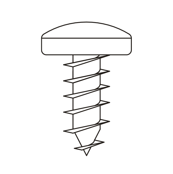 Drop Rod Bracket Screw - Lantern