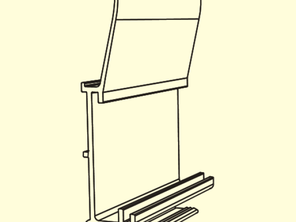Vent'D Wallplate Carriage 7 Series 100mm