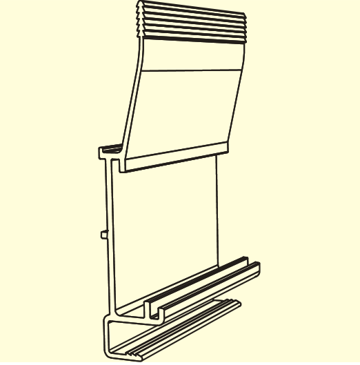 Vent'D Wallplate Carriage 7 Series 100mm