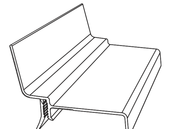 Ventilated Lean-To Top Capping 6M