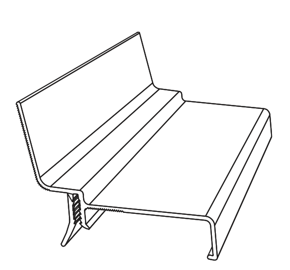 Ventilated Lean-To Top Capping 6M