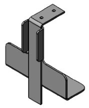 LivinRoof Radius End Bracket
