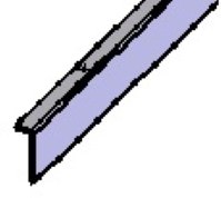 LivinRoof Valley Wing L Bracket 2.9m