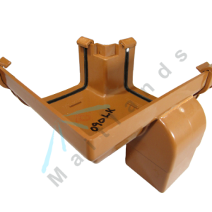 90 Degree Angle With Trunk Outlet.