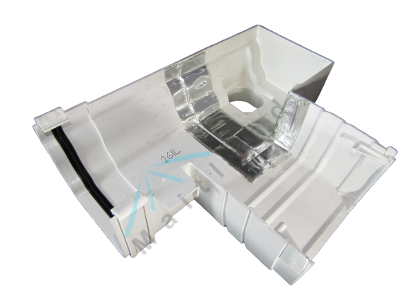 90 Degree Stop End Outlet (265mm).