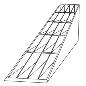 15 Degree Gable Support Infill Wedge 15.